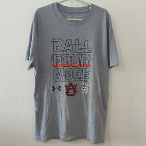 Under Armour Auburn Tigers T-Shirt NCAA Basketball Final Four 2018 Boys Size L